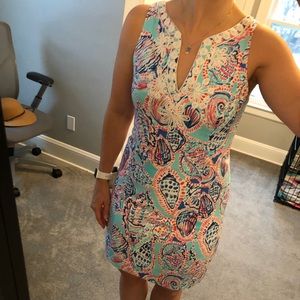 Lilly Pulitzer Gabby Shell Me About It Shift Dress